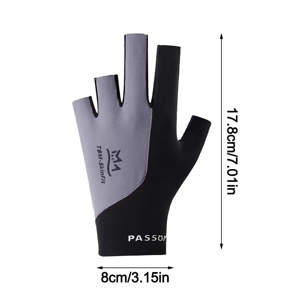 Guantes de billar elásticos de seda de hielo, transpirables antideslizantes - imagen 5