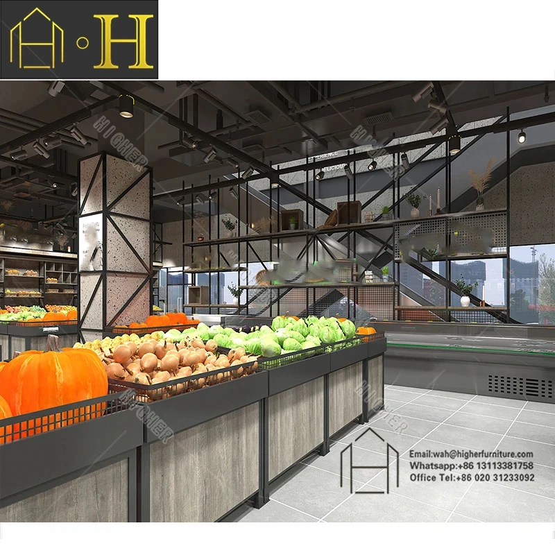 custom.Custom Supermarket Multifunctional Supermarket Checkout Counter showcase Decoration Supermarket Interior Design