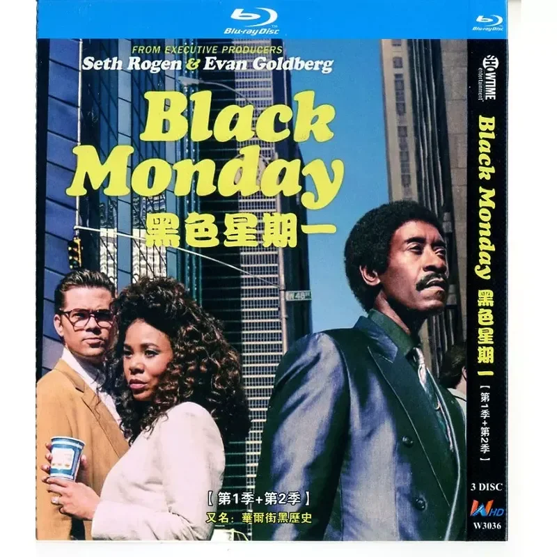 Boxed Blu-ray Three Discs, Black Monday Season 1 + 2, Comedy Crime, Episodes