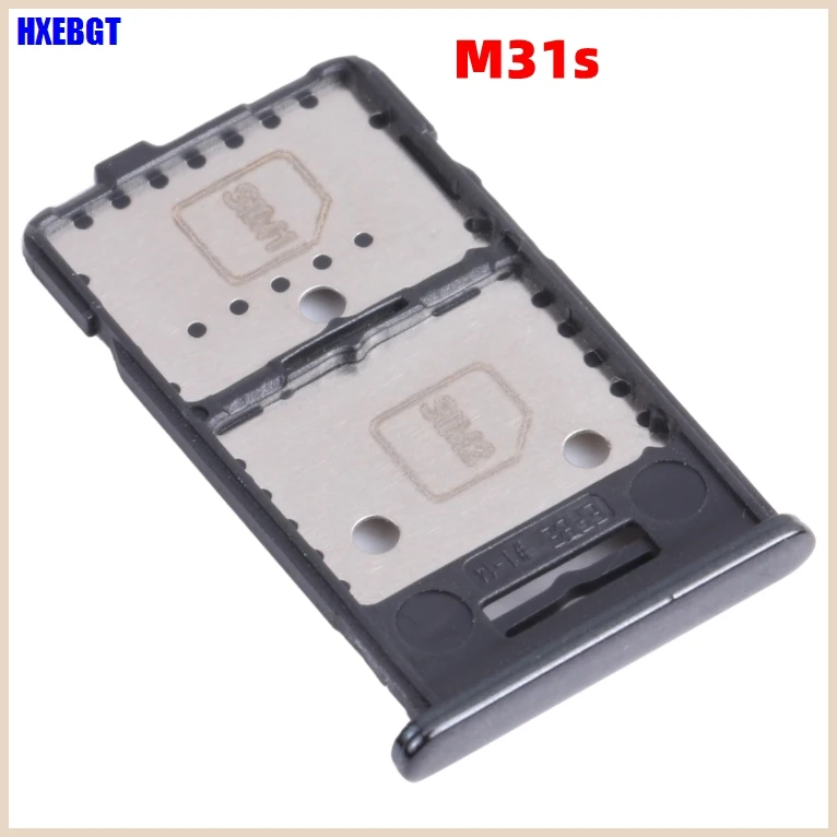 

For Samsung Galaxy M31s M317F M317 Dual Sim Card Tray SD Memory Card Socket Slot Adapter Smartphone Repair Parts