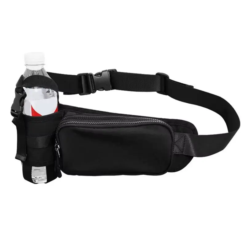 

Waterproof Sports Bum Bag With Kettle Holder - Fitness Gym Bag For Running, Crossbody Storage, Outdoor Activities