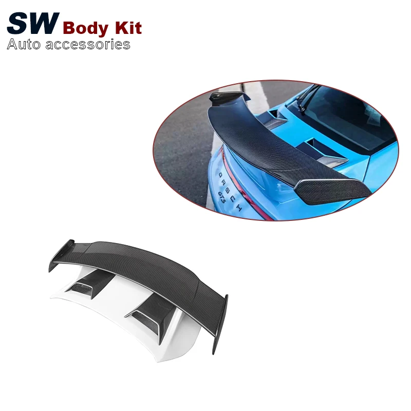 

Carbon Fiber GT3 Style Spoiler For Porsche 911 991.1 991.2 Upgrade Rear Trunk Spoiler Lip Guide Wing Lip Rear Wing