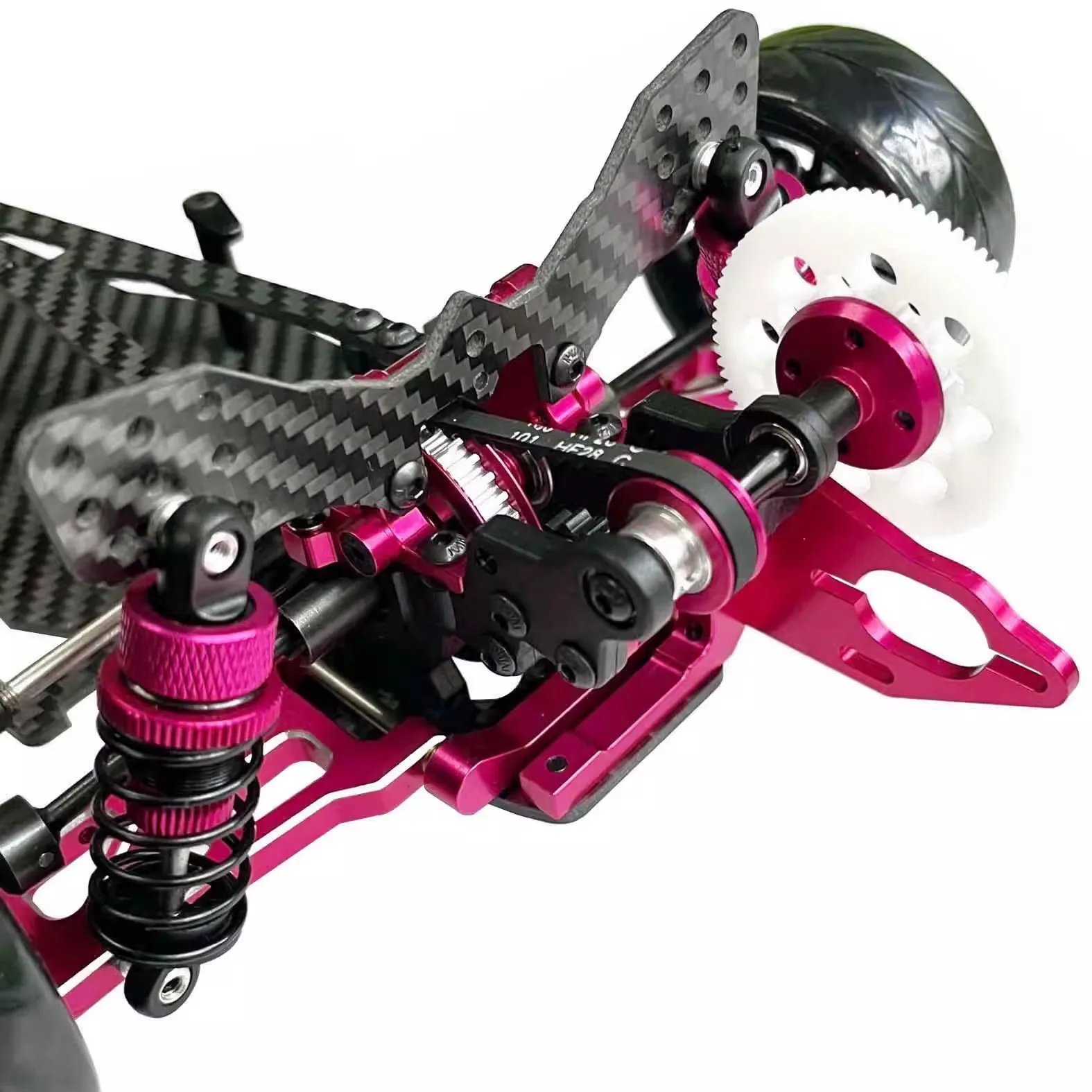 Aluminum CNC OP Set SAKURA D5S RWD Drift Chassis Upgrade Parts Kit for 1/10 Scale RC Car D5 / D5MR
