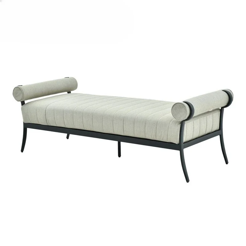Hotel chaise longue, guest room leisure beauty couch