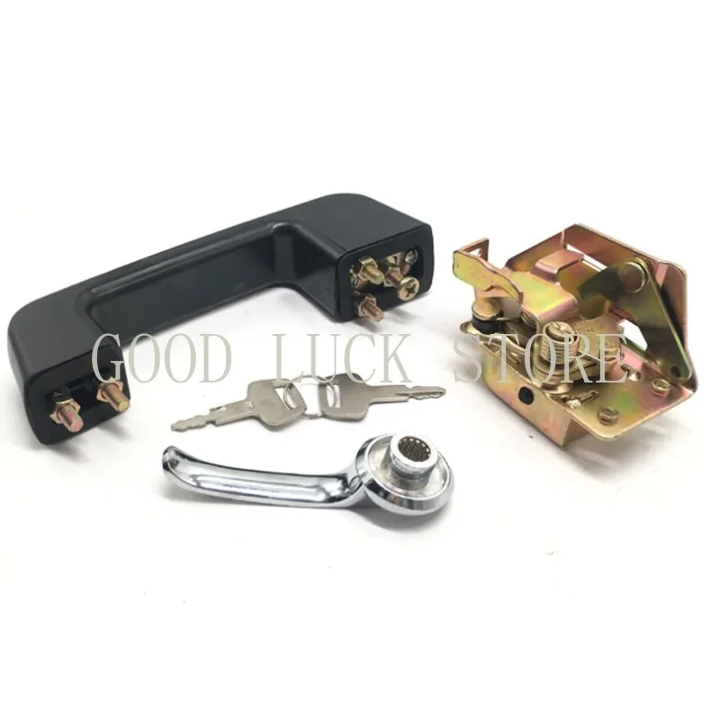 

For Hyundai 55-7 130/200/210/220/260-5 Excavator Accessories Excavator Door Lock Assembly Lock Block Handle Accessories