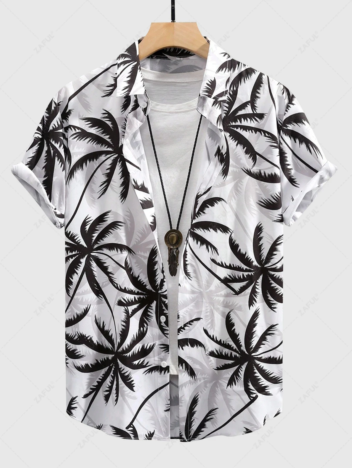 

Hawaiian Mens Shirts Tropical Plant Leaves 3D Printed Seaside Tops Casual Short Sleeve Button Beach Shirt Summer Men's Clothes