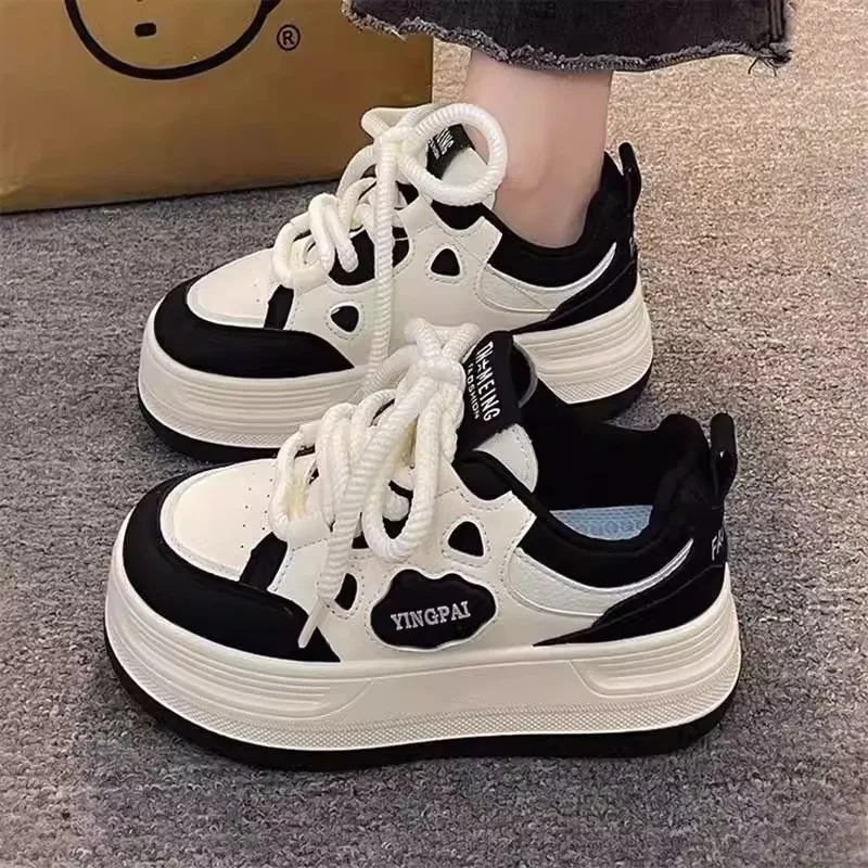 

2025 Child Fashion Hot Selling Vulcanized Platform Flat Sneakers Girl Casual Sports Shoes High Quality Running Shoes