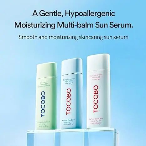 Tocobo Bio Watery/Vita Tone Up Sun Cream 50ml / Cotton Soft/Cica Cooling Sun Stick SPF50+ PA++++