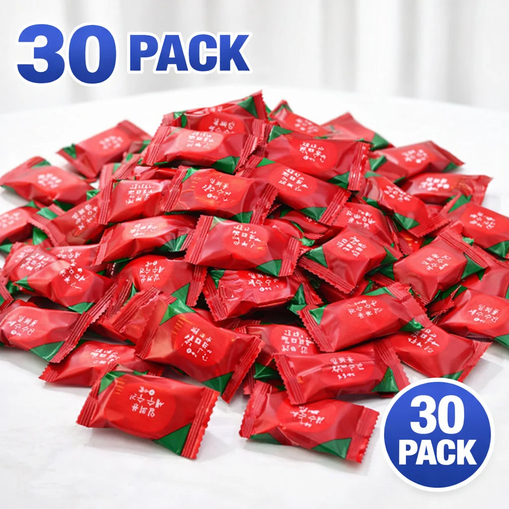 Compressed Towel 30 Pcs Thick Mini Red Green Disposable Portable Soft Absorbent Travel Camping Face Towel Outdoor Hiking Hotel