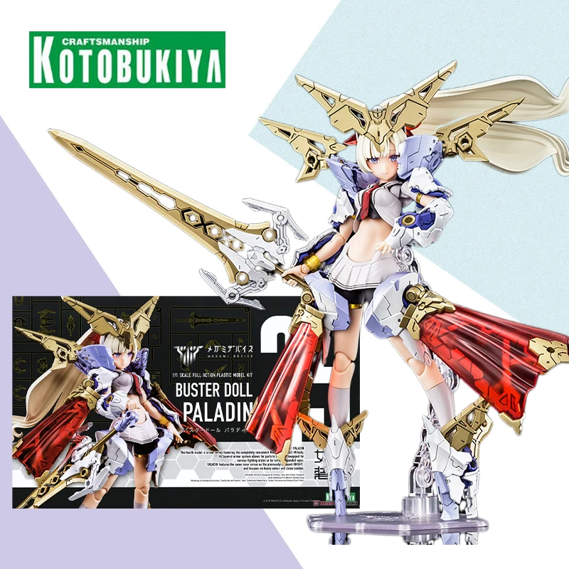 

Kotobukiya MEGAMI DEVICE BUSTER DOLL PALADIN scale Aninm Action Assembly Figure Robot Model Original box Toy Gifts for Kids