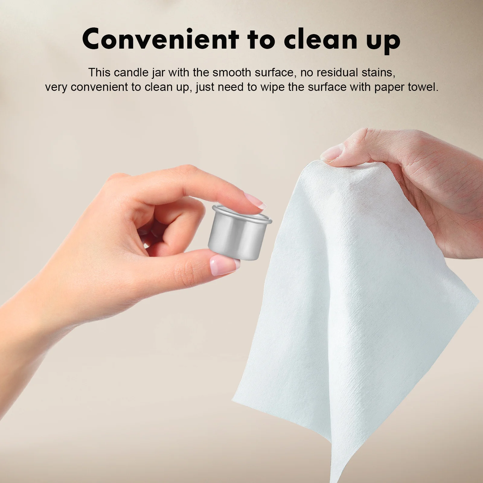 

30Pcs Holders Aluminum Taper Candles Rustproof Decorative Simple Design Wedding Table Dinner Party Decor