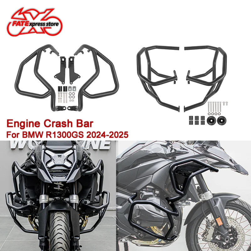 

Engine Crash Bar Guard For BMW R1300GS R1300 GS Highway Bumper Stung Cage Frame Protection Motorcycle Accessories 2024 2025
