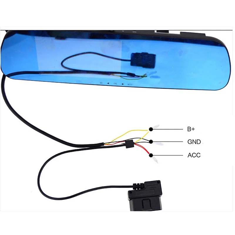 12V ACC Smart Power Cord OBD No Broken Line Parking Monitoring Low-voltage Protection Driving Recorder To Take Power Wire Cable