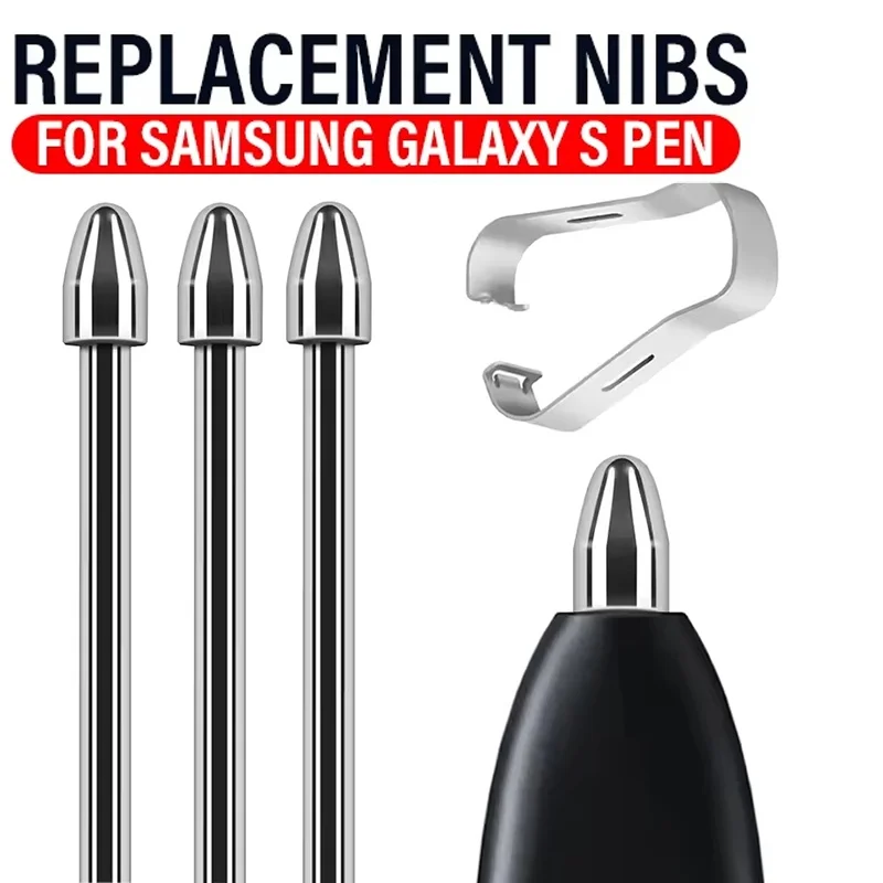 Touch Pencil Replacement Nib For Samsung Galaxy Tab S7 S8 S9 S10 Ultra Tablet Stylus Pen Tip Durable Titanium Alloy Spare Set