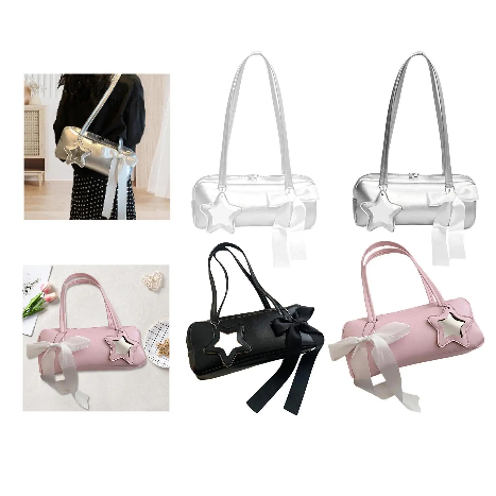 

Armpit Bag Purse Casual Vintage Style Underarm Bag for Beach Lady Summer