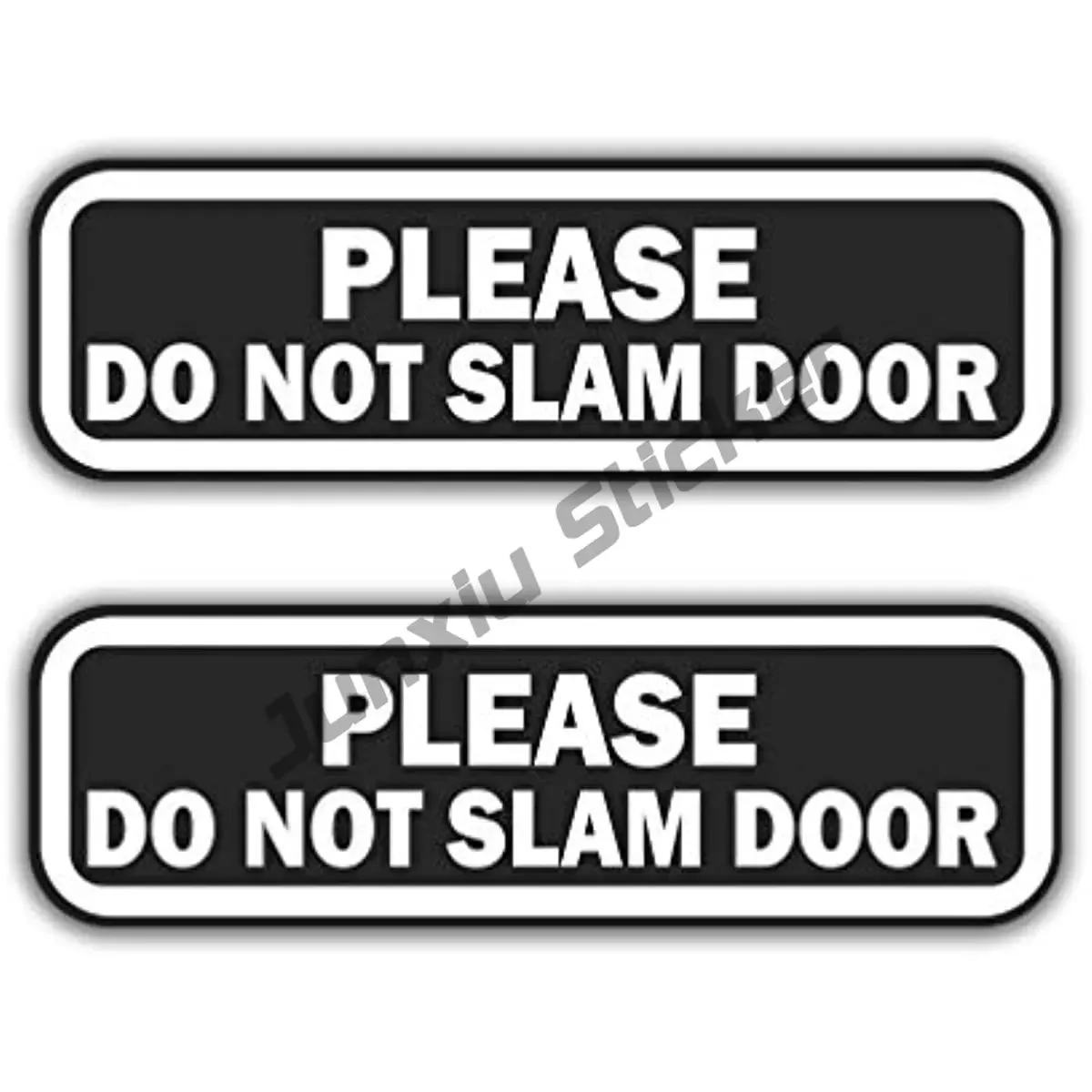 Warning Automatic Door Caution Work Decal Do Not Touch Sticker Car Notice Window Sign Stickers for Van,Taxi,Ride Decor