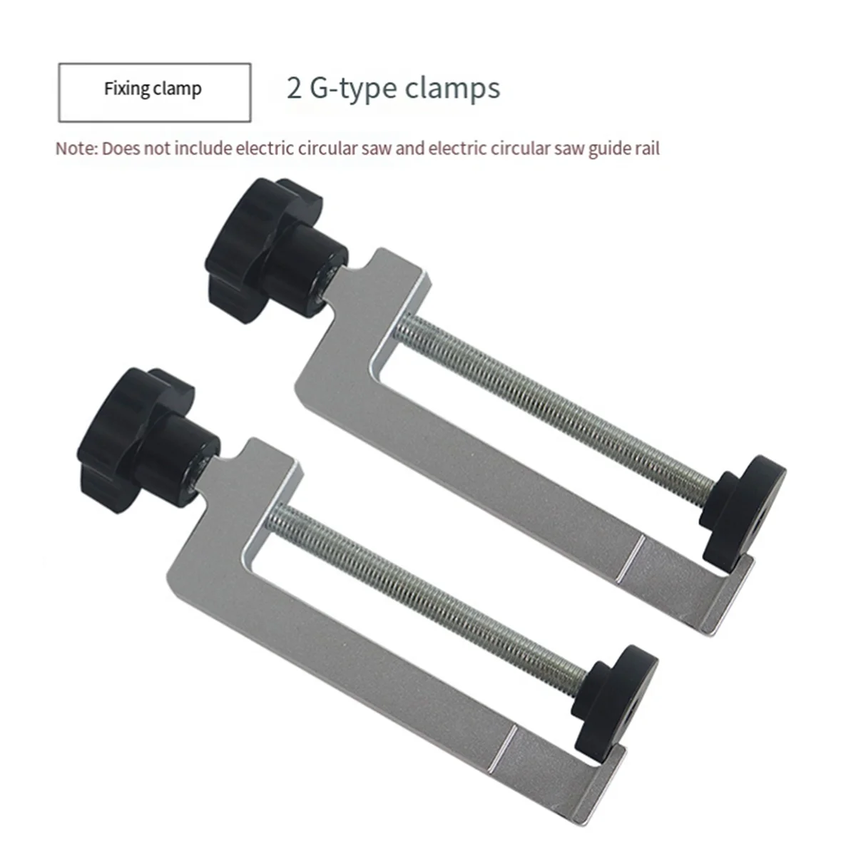 Electric Circular Saw Guide Rail G-Type Clamp Straight Cutting Guide Rail Plate Fixing Clamp