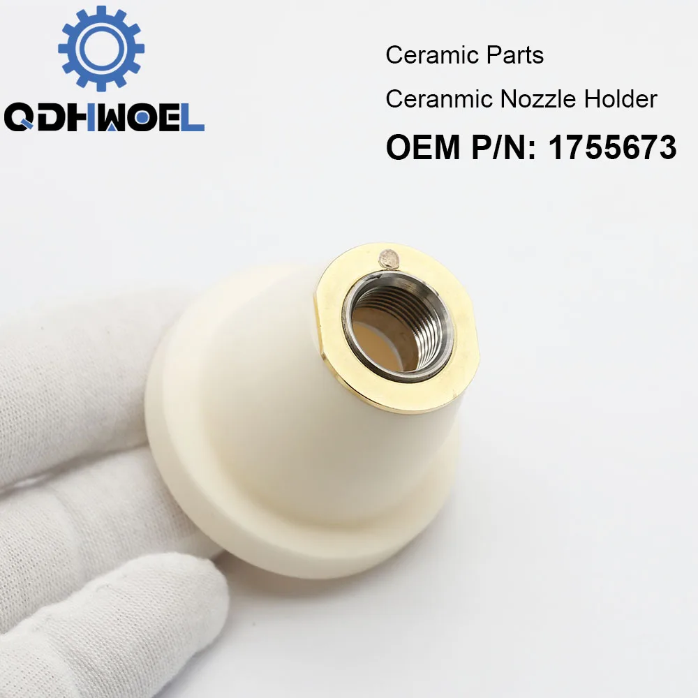 

QDHWOEL High Quality Laser Ceramic Nozzle Holder OEM PIN 1755673 For Trumpf Fiber Laser Cutting Head