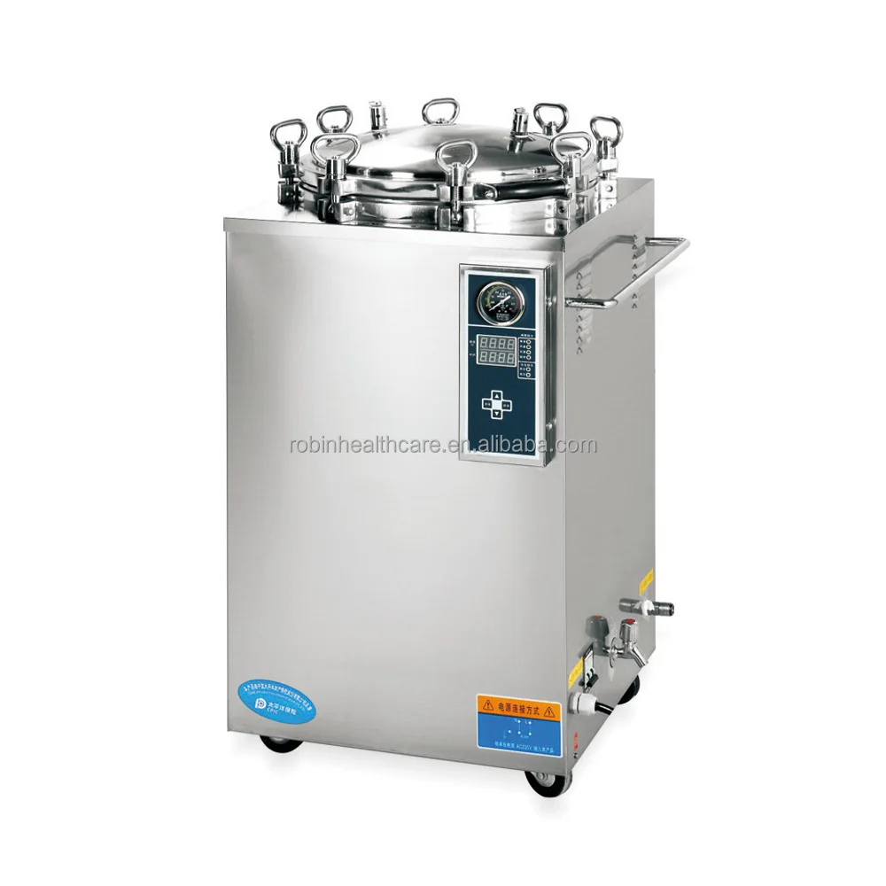 Surgical Instruments 75L Vertical Automatic Autoclave Sterilization Equipment Sterilizing Drying Machine