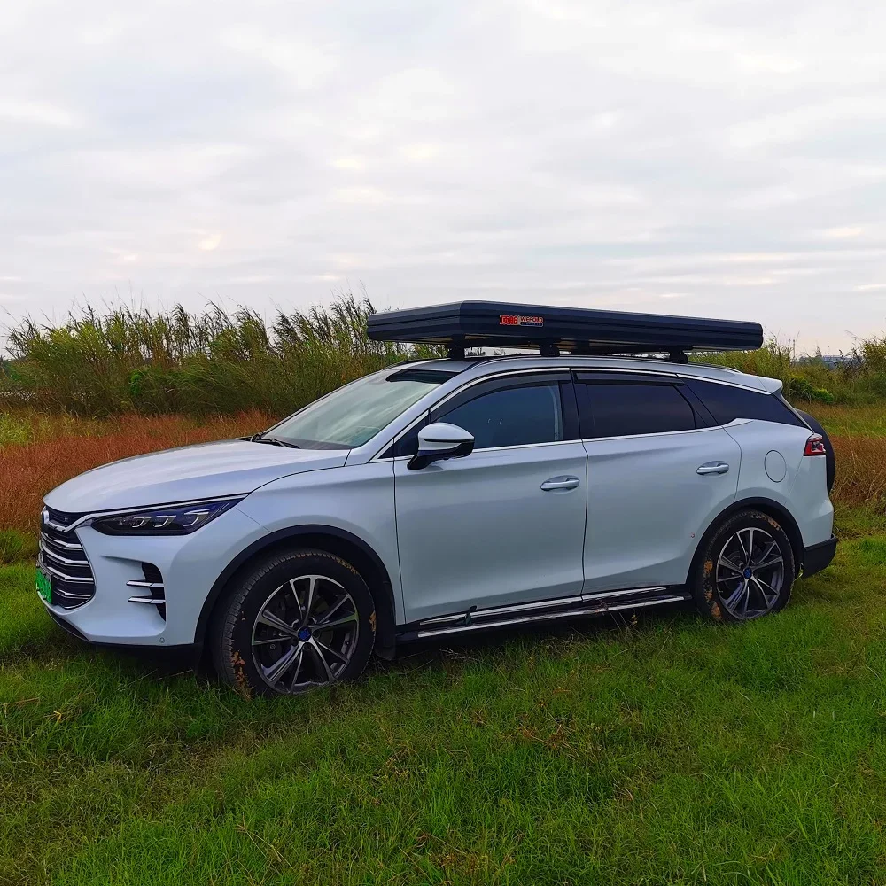2026 Waterproof Aluminum High Quality Car Rooftop Tent Outdoor Camping Hard Shell Pop Up Car Roof Tent