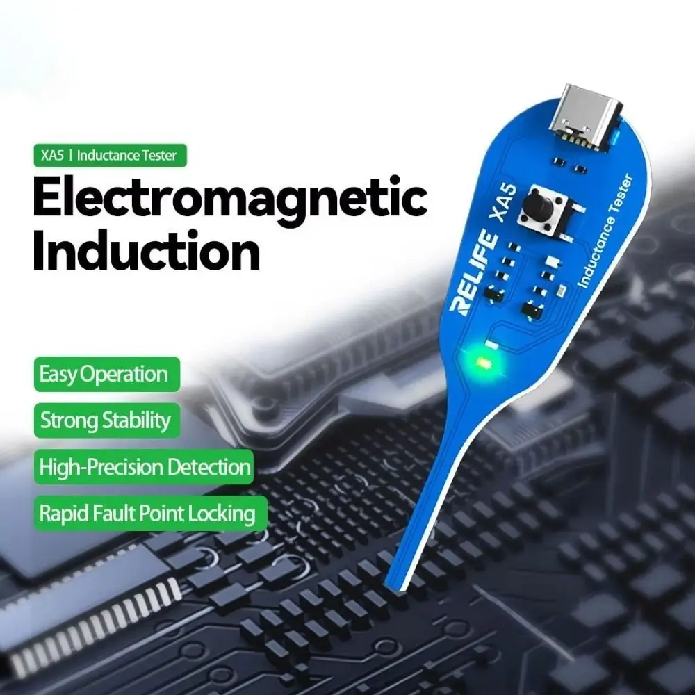 High Precision Motherboard Coil Tester Strong Stability Quick Investigation Inductor Detector Hand Tool