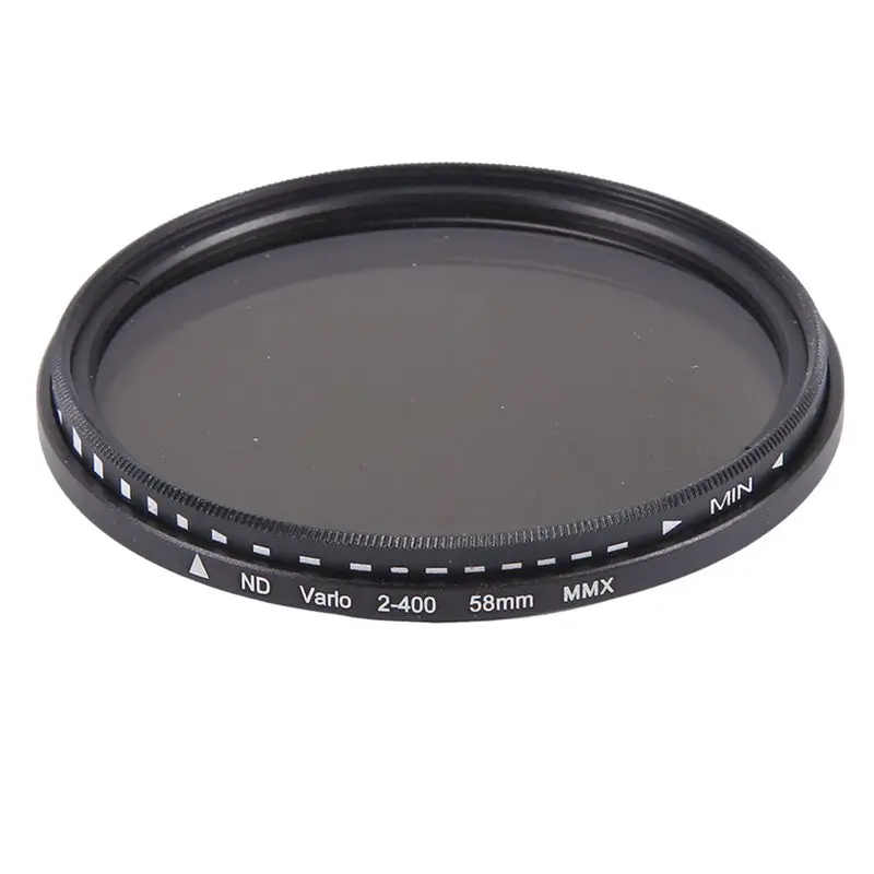 Superior ND2-400 Variable ND Filter 58Mm Optical Neutral Density Filter For Universal Camera