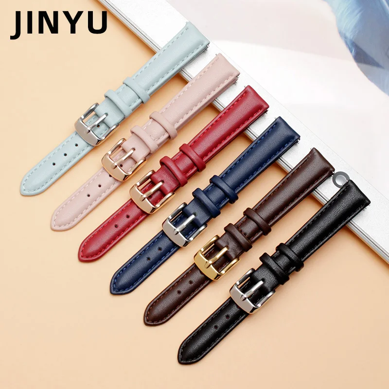 12mm 14mm 16mm 18mm 20mm Men Women cowhide Watch Band For Casio Fossil DW Folli Follie Watch Strap Bracelet Accessories