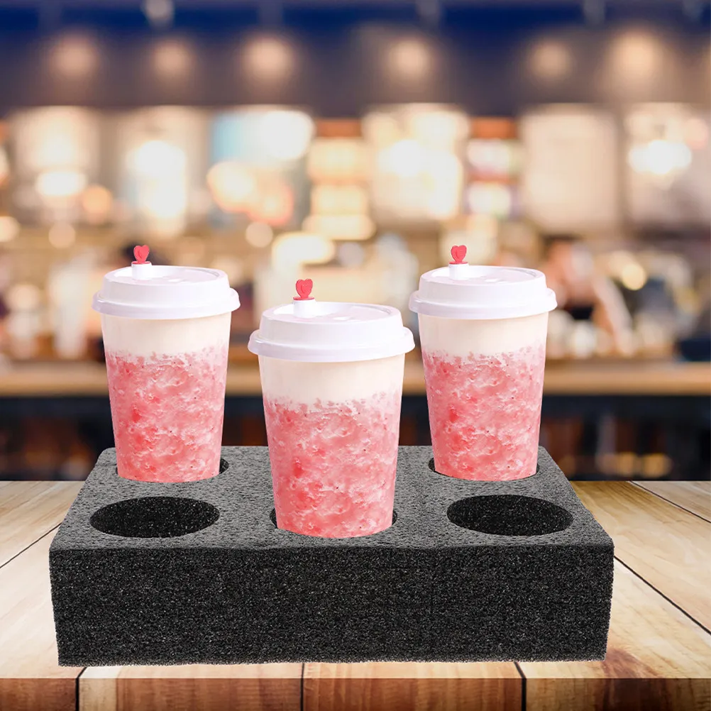 3Pcs Drink Carrier Tray Portable Reusable Cup Holder for Takeout Coffee Cold Beverage Hot Drinks Fast Food Delivery Display — купить у AliExpress WW