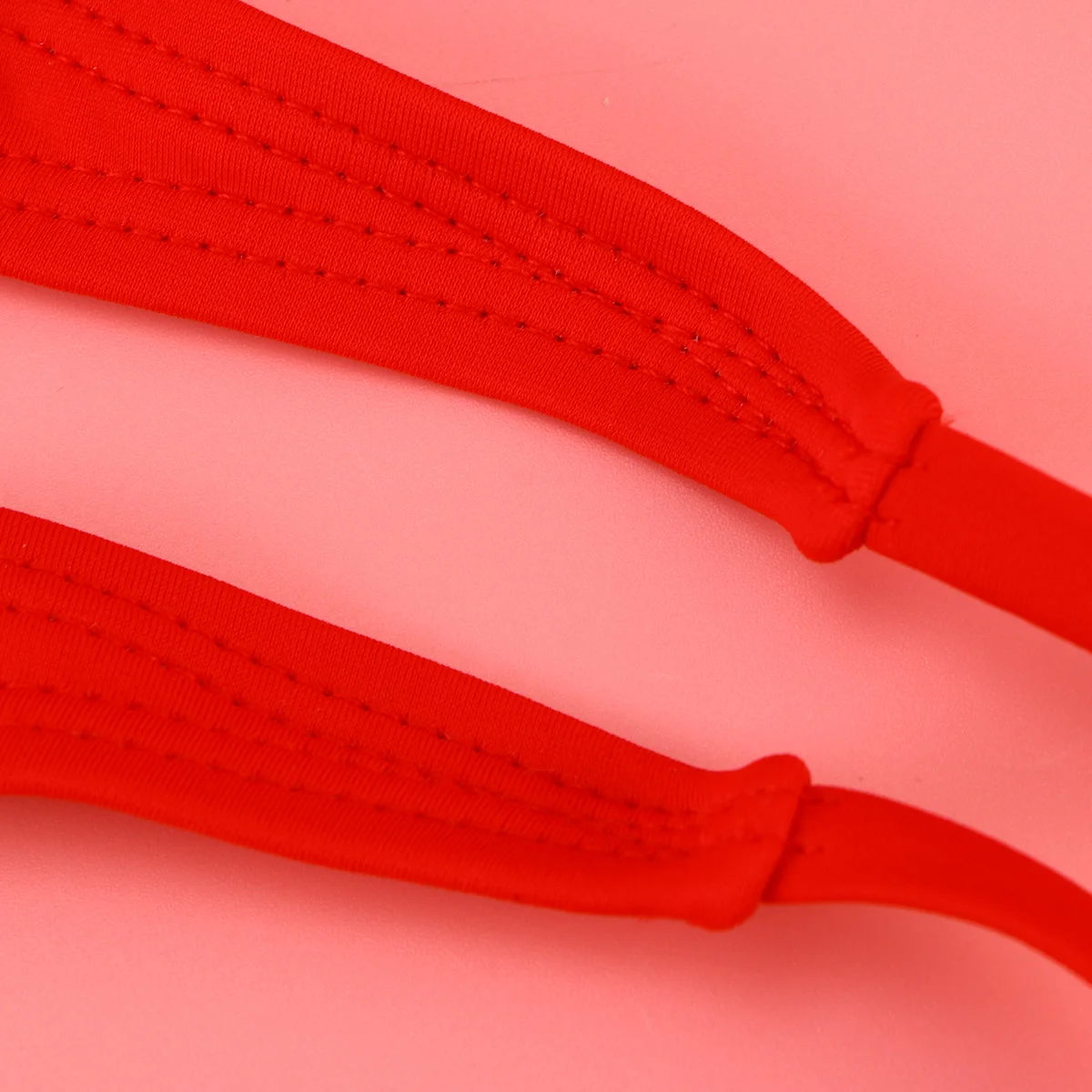 

High Waist One Piece Swimsuit for Women Solid Color Backless Sling Bathing Suit Lightweight Portable Swimwear for Beach Holiday