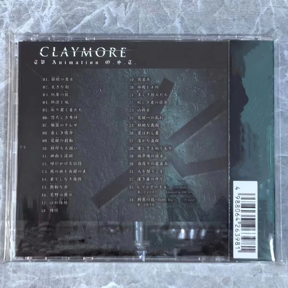 Anime Claymore Masanori Takumi Music CD TV Animation OST Album