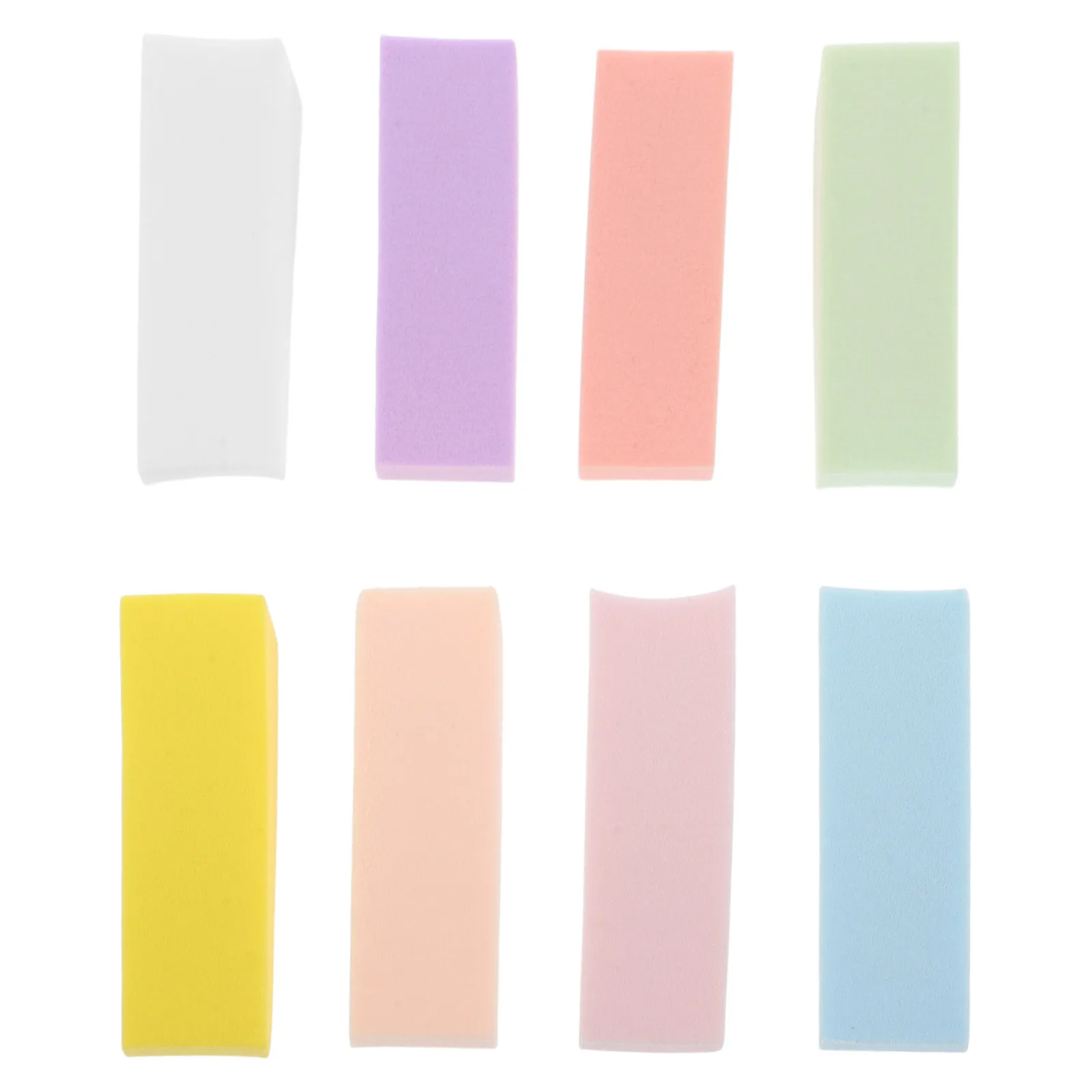 40Pcs Nail Art Sponge Blocks Gradient Blush Makeup Blender Multi-Sided Non-Stick Foam for Manicure Salon DIY Beauty Tools Facial