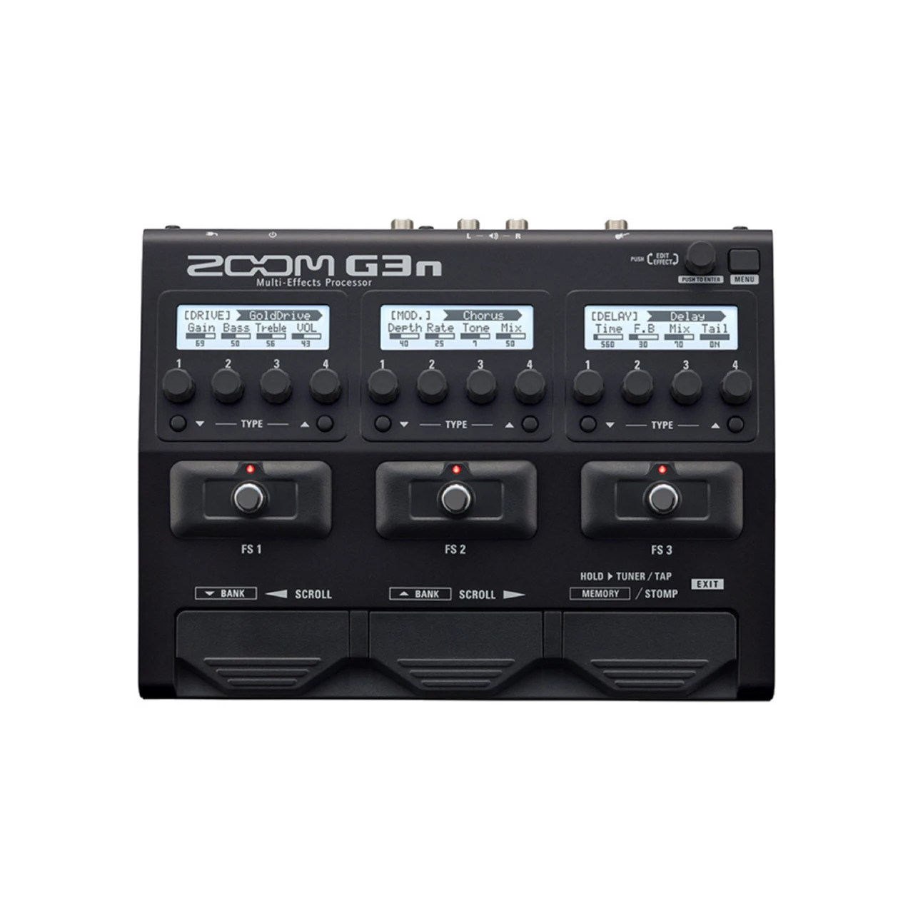 Pédales multi-effets Zoom G3N/G3 N, processeur de guitare électrique, pédale d'effets pour système d'interface Audio professionnel