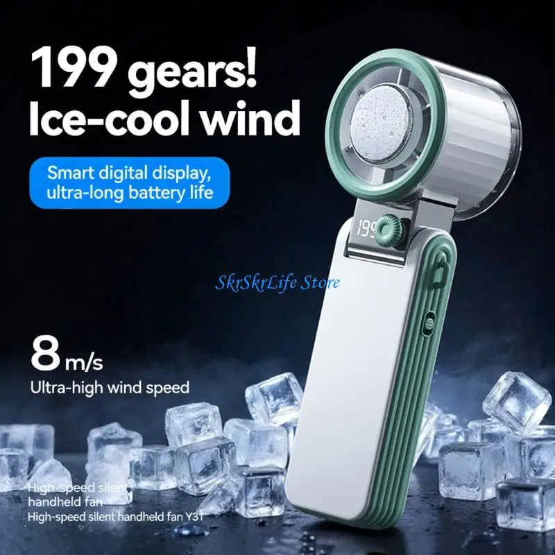 

E65E USB Handheld Fan With Semiconductor Technology And Adjustable Wind Speeds
