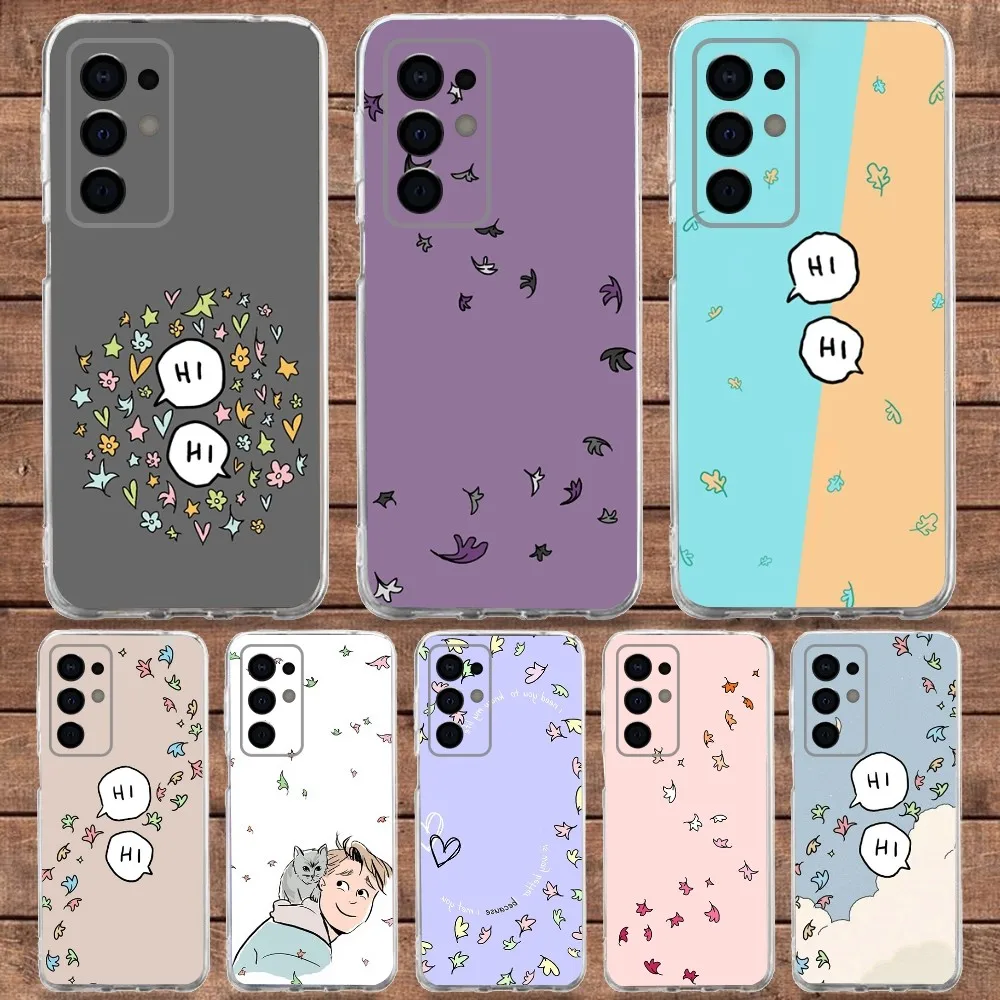 Heartstopper Leaves Beautiful Phone Case  For Samsung S30,S23,S21,S22,S20 Ultra,S20 FE lite,S10,S9,S8PIus Transparent Soft Cover