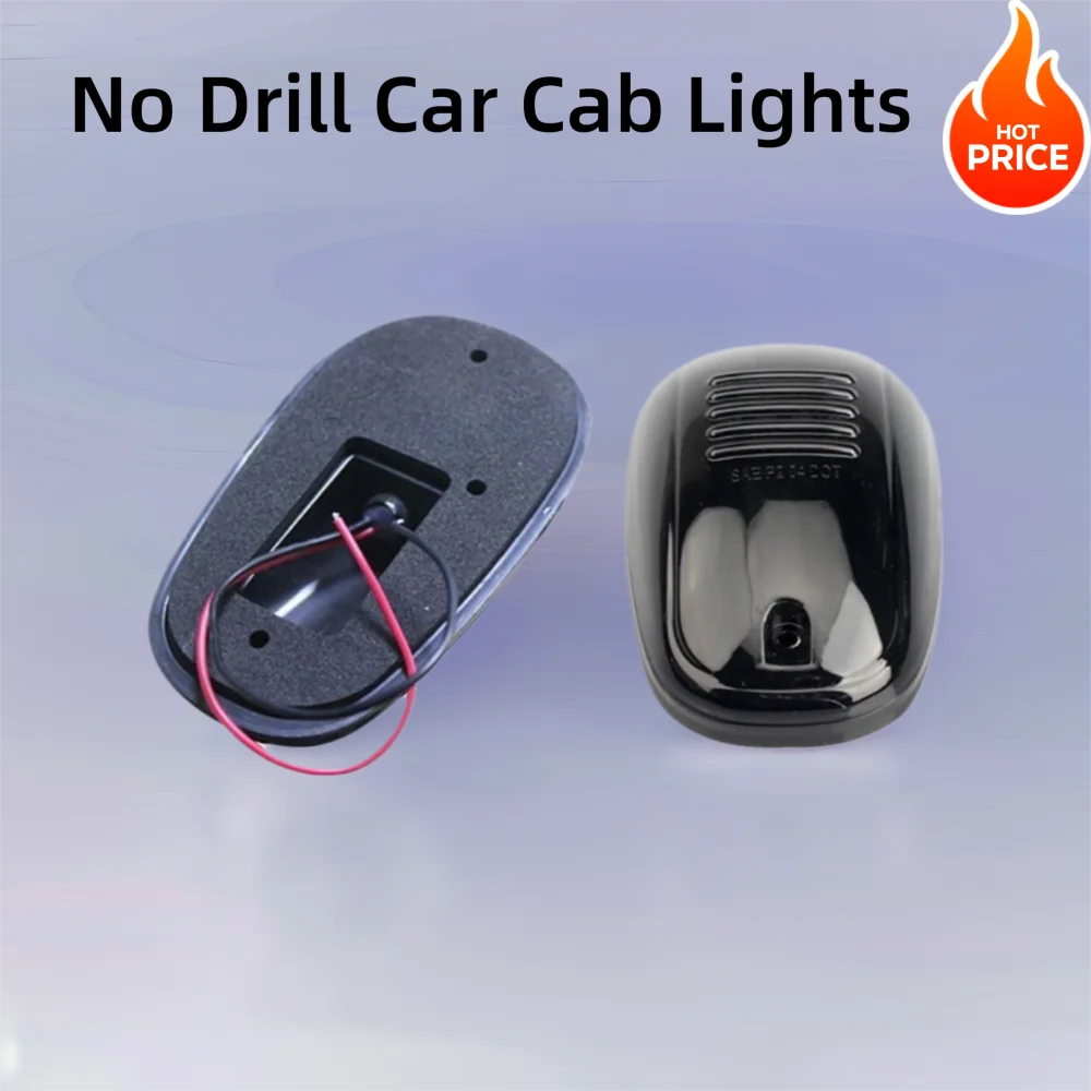 

Amber No Drill Car Cab Lights Waterproof Ultra Bright Led Cab Lights for Trucks Universal Roof LED Light for Trucks/Cars/SUV