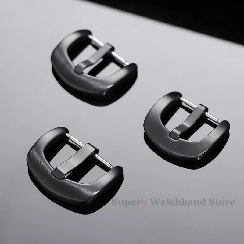 316L Stainless Steel Watch Buckle 16mm 18mm 20mm Pin Button Fine Polished Clasp Watchbands Clasp Watch Accessories