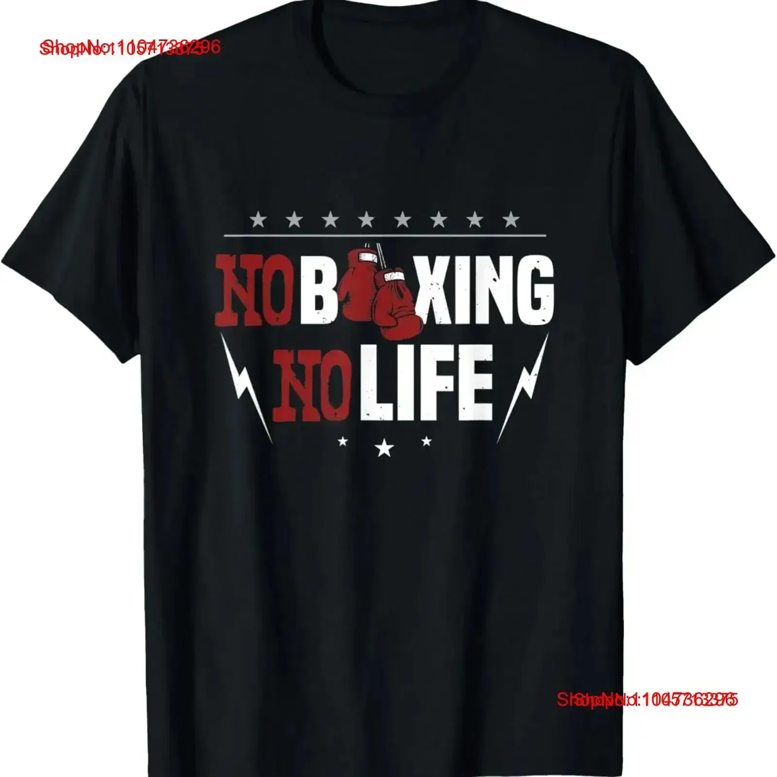 No boxing life for a boxer T Shirt vintage Washed Casual Slightly Comfortable Stylish Versatile fashion Soft homme vintage