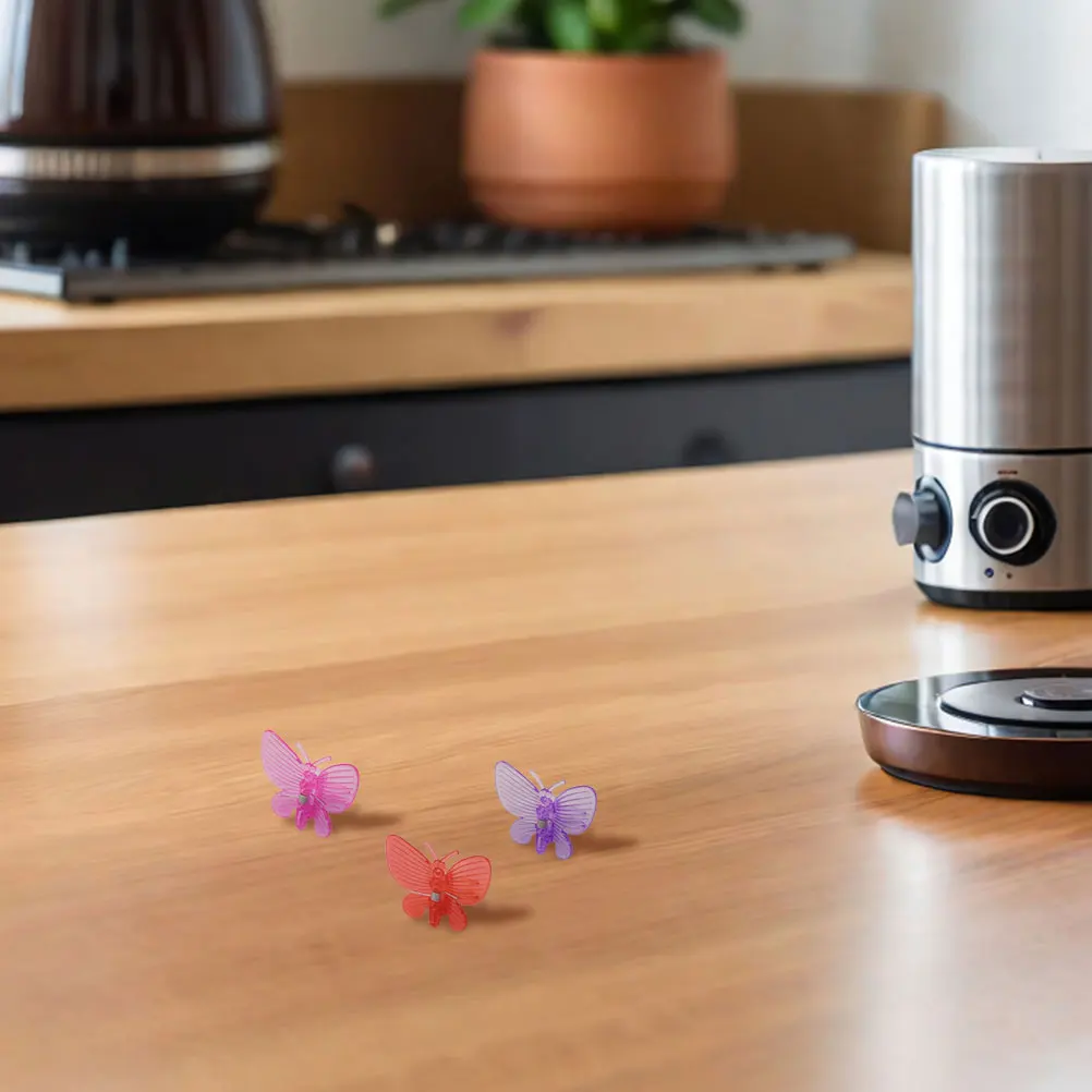 

80Pcs Transparent Orchid Clips Butterfly Plant Support 3.5cm Clear Plastic Stem Clamps for Climbing Vines Flowers Garden