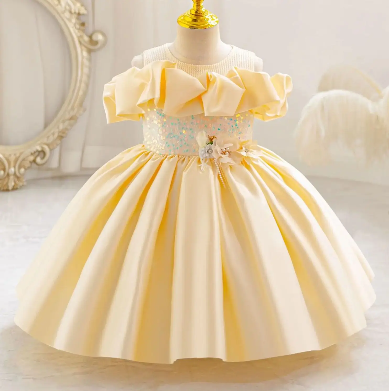 

Праздничное платье для девочки, элегантное детское платье принцессы, детская одежда, бальное платье