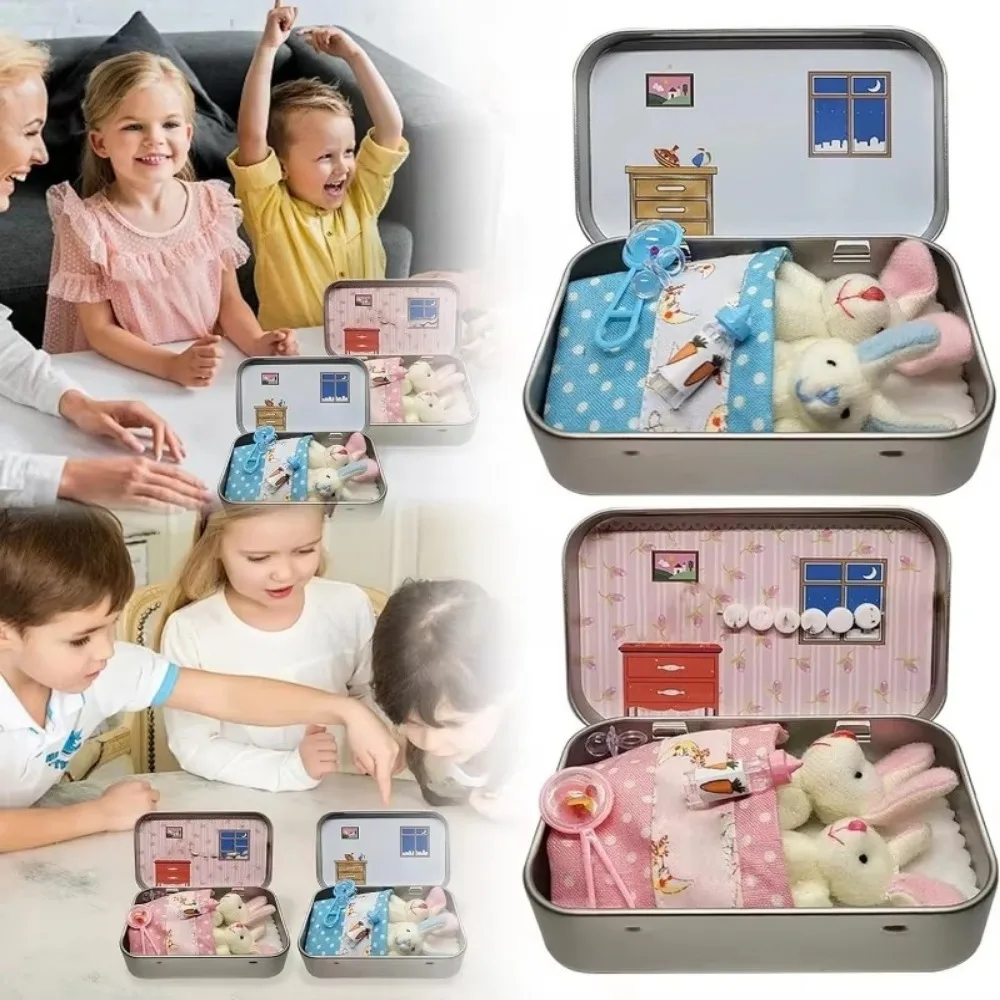 

New Mini Little Pocket Bunny DIY Decorative Boxes Easter Basket Bunny Pet Bunny Adoption