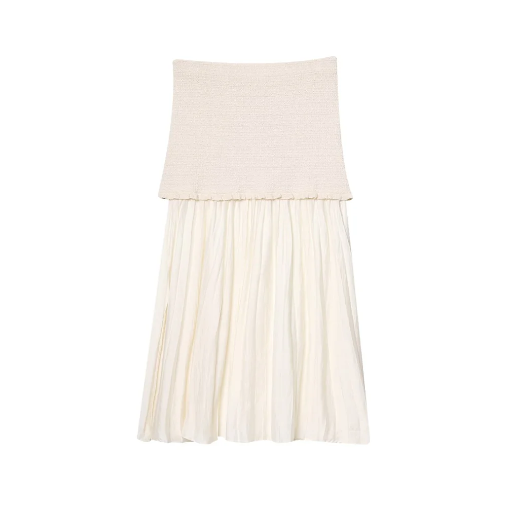 

Новая летняя женская модная повседневная трикотажная полуюбка в европейском и американском стиле