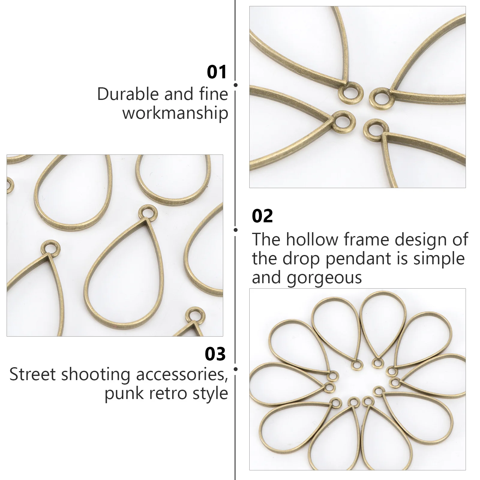

50 шт., креативное украшение, рамка «сделай сам» для ожерелья, браслета, серьг, сувениры для вечеринки, рождественская домашняя церемония, кулон «сделай сам»