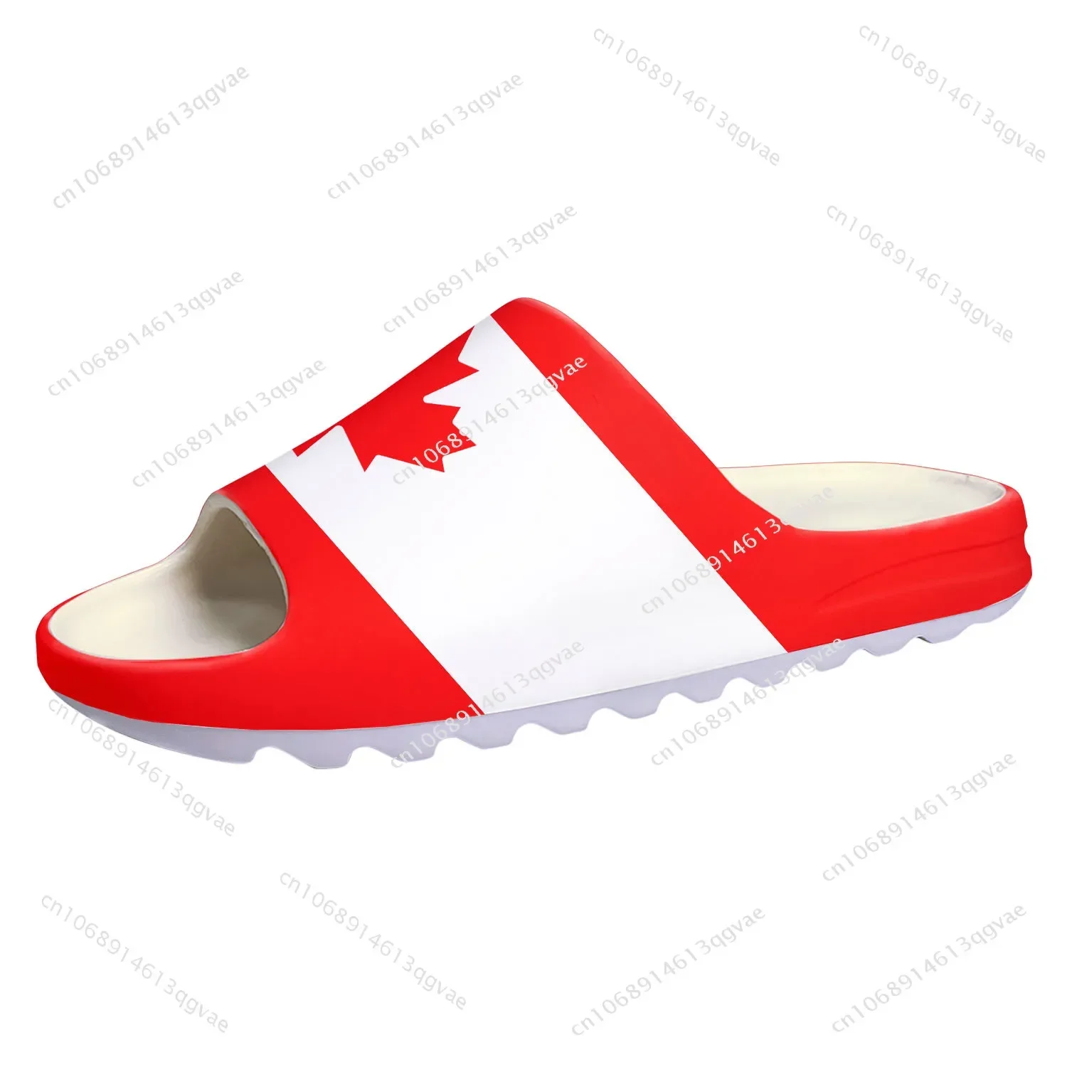 Canadian Flag Soft Sole Sllipers Home Clogs Step on Water Shoes Mens Womens Teenager Bathroom Canada Customize on Shit Sandals