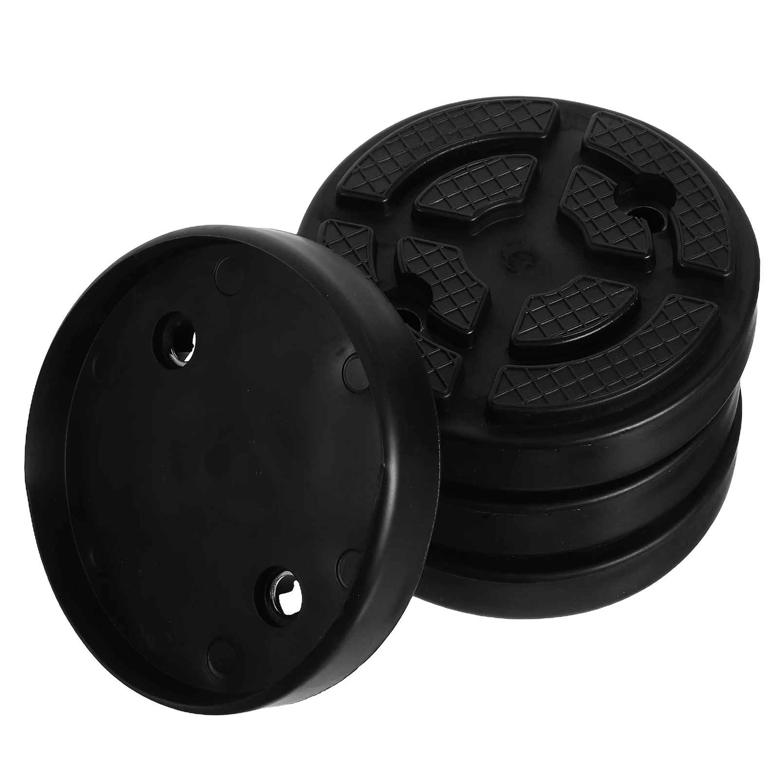

4pcs Rubber Pad For Car Lifts Two-Post Lift Pads Anti-Slip Durable Round Compression Resistant Vehicle Jack Support Blocks