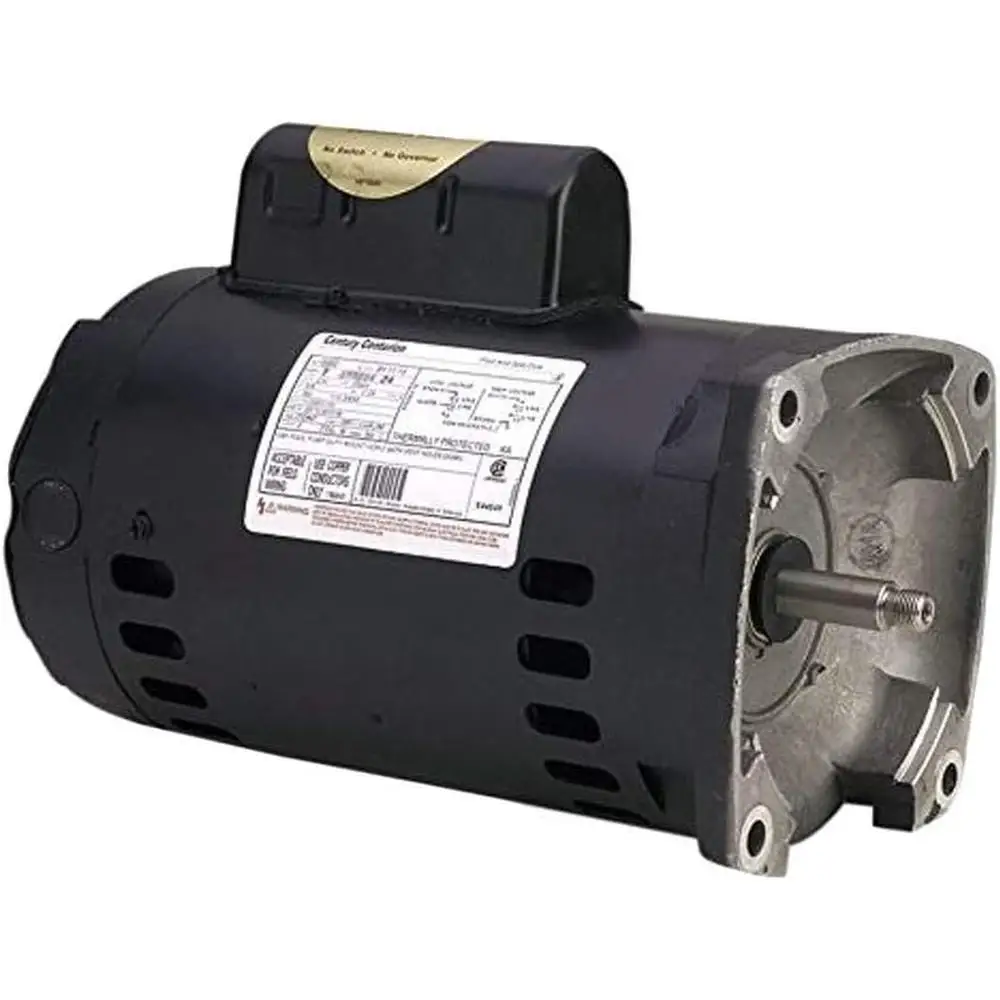 3/4 HP Pool Pump Motor 3450 RPM 230/115V ODP PSC 56Y Frame 5.4/10.8 Amps Stainless Steel Square Flange