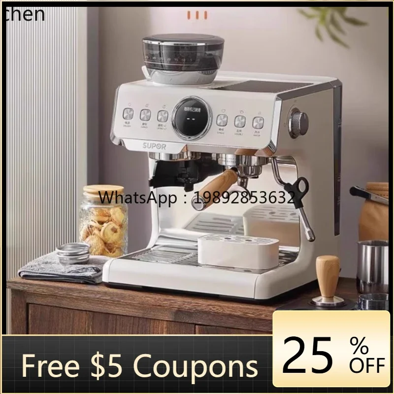 cc28 concentrated semi-automatic coffee machine home office small grinding integrated tea bar machine