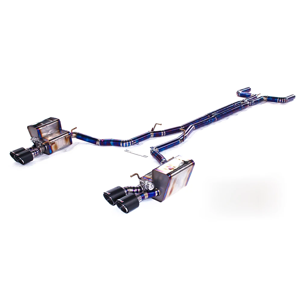 Titanium Alloy Exhaust Pipe for  Levante 3.0T 2017-2023 Muffler Escape System Catback Valvetronic Remote Control SS304