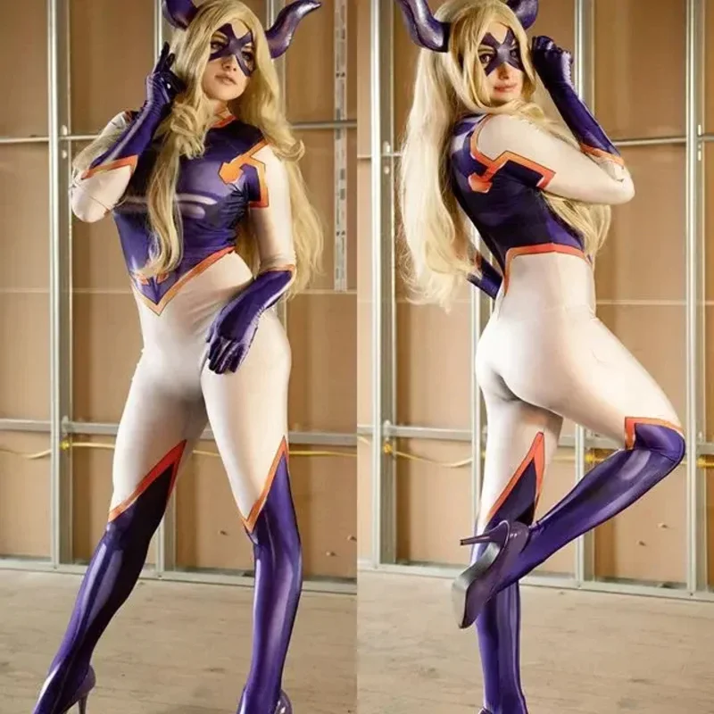 

Halloween Anime My hero academia Mt. Lady Cosplay Costumes Boku no Hero Academia MT Mount Lady Jumpsuit Bnha Party Suit