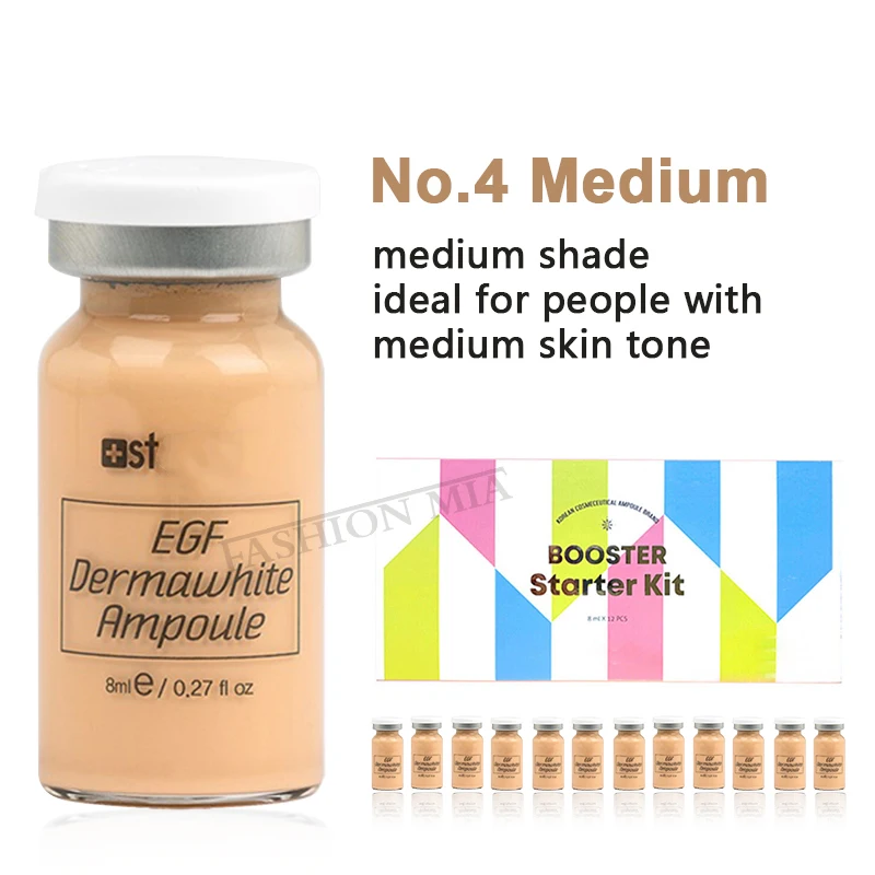 Korea Face 8ml Aufhellende BB-Creme Anfänger-Starterset Niacinamid/Peptid Faltenbekämpfende BB-Creme Hautpflege-Serum Schönheit