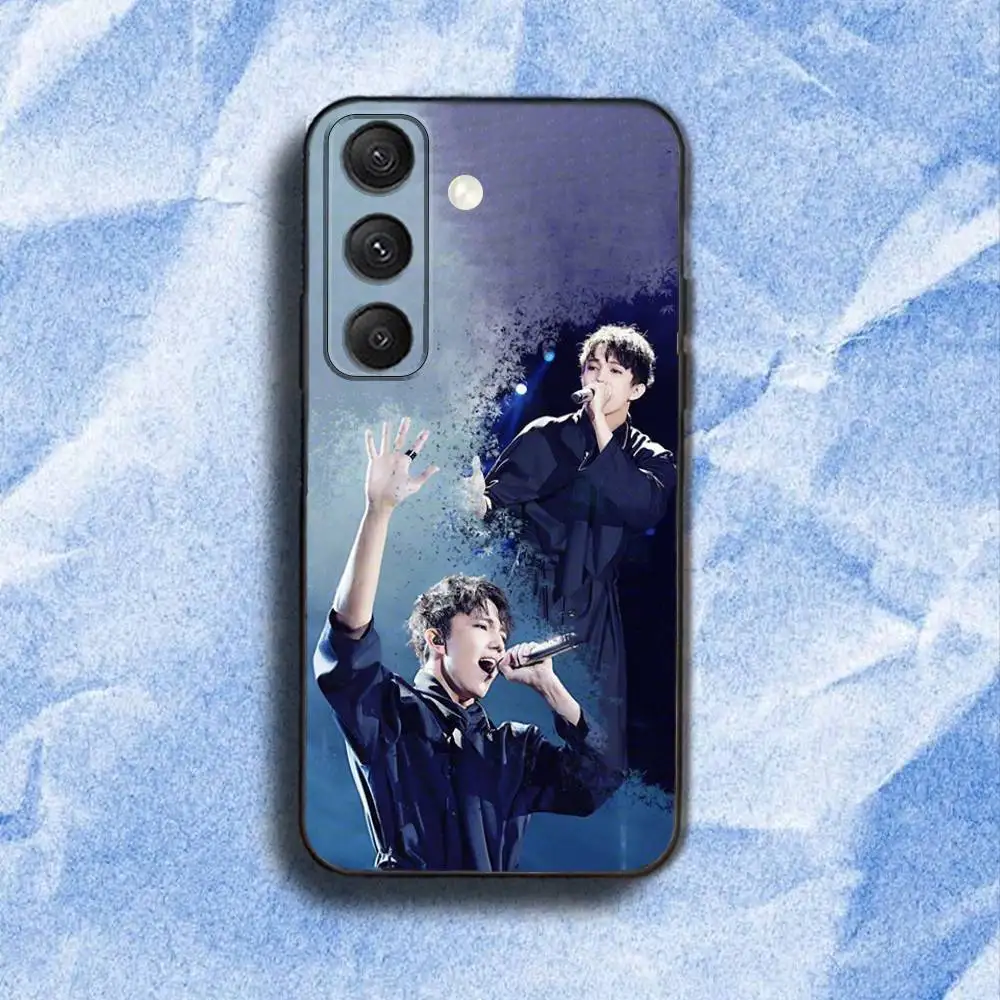 D-DimashS QudaibergenS Funda de teléfono para Samsung S 25,24,23,22,30,21,10,9,Ultra,Plus,Lite,FE,4,5G Funda blanda negra